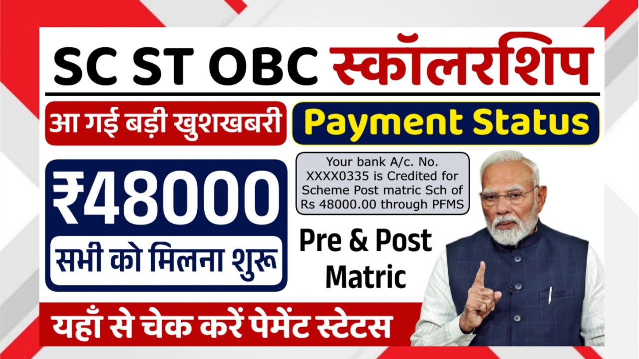 SC ST OBC Scholarship 2025 Big Update